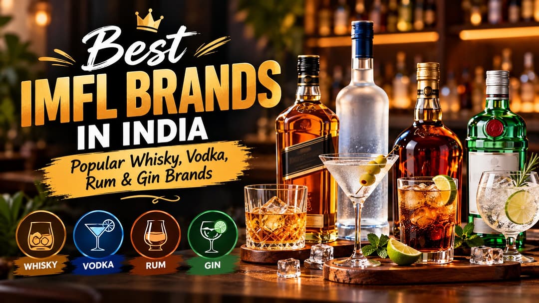 Best IMFL Brands in India: Popular Whisky, Vodka, Rum & Gin Brands